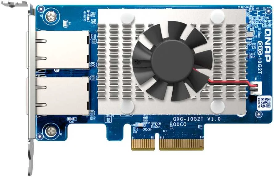 QNAP Karta jungiama į tinklą qxg-10g2t dual-port 10g base-t 10gb net. ex.card