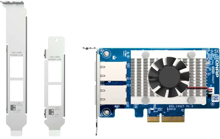 QNAP Karta jungiama į tinklą qxg-10g2t dual-port 10g base-t 10gb net. ex.card