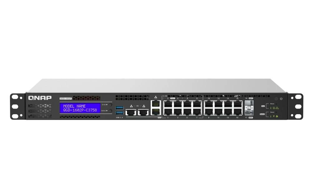 Šakotuvas Switch Qnap QGD-1602P (QGD-1602P-C3558-8G)