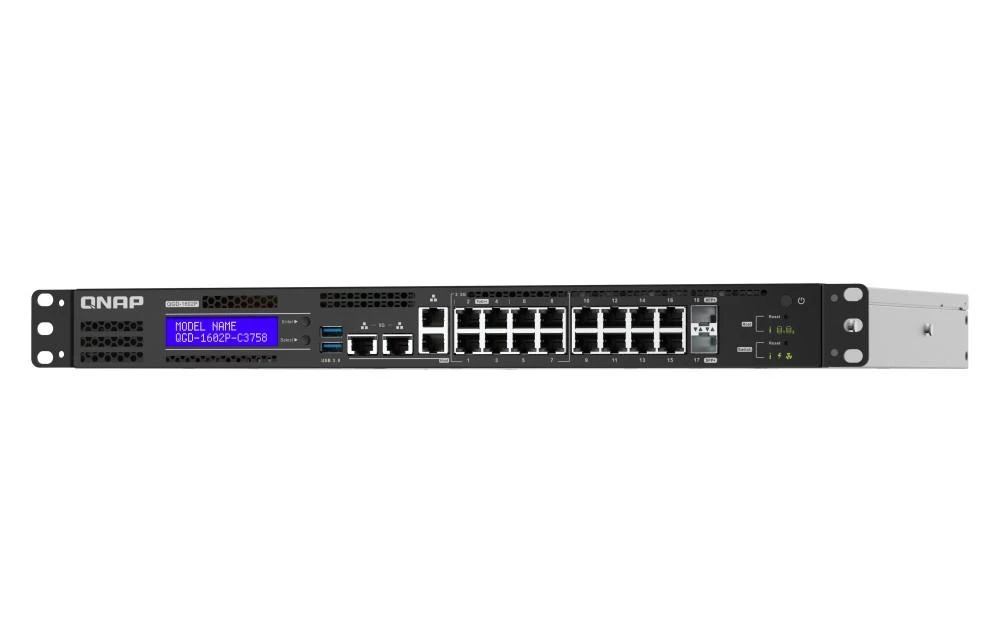 Šakotuvas Switch Qnap QGD-1602P (QGD-1602P-C3558-8G)