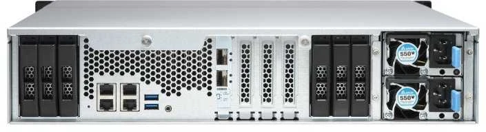 QNAP Serveris nas ts-h1886xu-rp-r2-d1622- 32g 2u 18x0hdd