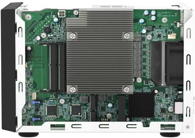 QNAP Serveris nas tvs-h474-pt-8g intel pentium auksinis 8g ddr4