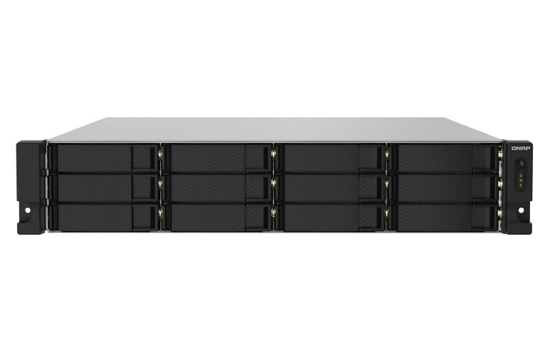 Serveris QNAP | 12 skyrių | TS-1232PXU-RP-4G | „AnnapurnaLabs Alpine“ | AL324 keturių branduolių | Procesoriaus dažnis 1,7 GHz | 4 GB | DDR4