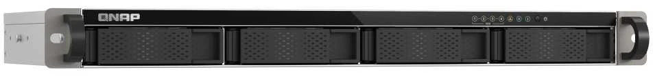 Serveris QNAP kompaktiškas 1U mažo gylio stelažinis 2.5GbE NAS | TS-433eU | Cortex-A55 | 4 GB