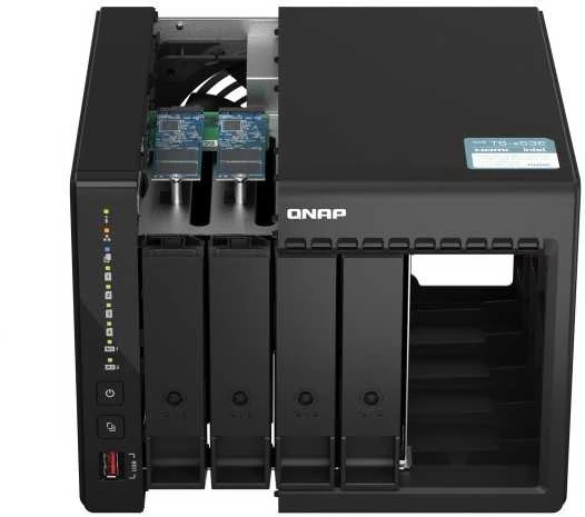 Serveris QNAP | 4 skyrių stalinis NAS | TS-453E-8G | Iki 4 HDD / SSD karšto pakeitimo | Intel Celeron | J6412 keturių branduolių | Procesoriaus dažnis 2,6 GHz | 8 GB