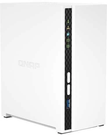 Serveris QNAP | 2 skyrių ARM | TS-233 | Iki 2 SATA 6Gb/s, 3Gb/s | ARM 4 branduolių | Cortex-A55 | Procesoriaus dažnis 2,0 GHz | 2 GB | N/A