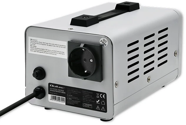Qoltec automatinis stabilizator napięcia avr 500va