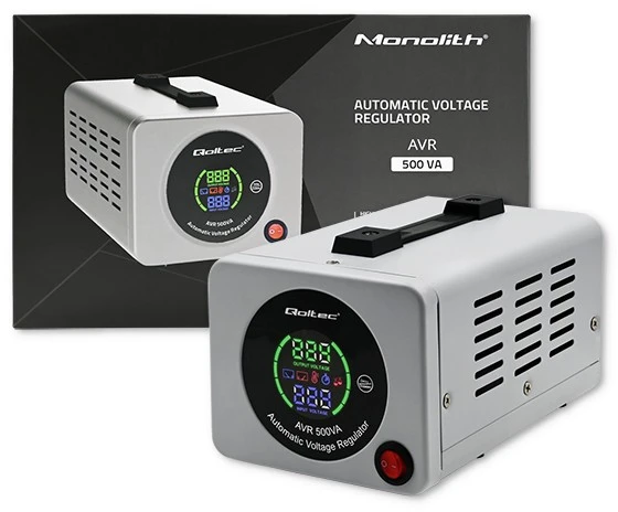 Qoltec automatinis stabilizator napięcia avr 500va