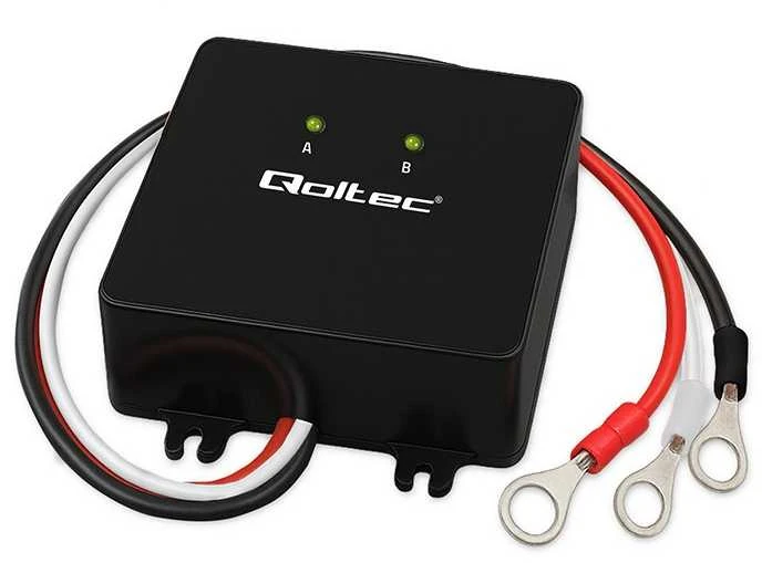 Qoltec 24 V įtampos balansavimo įrenginys 2 x 12 V akumuliatoriams | 5A | lifepo4 agm gelio