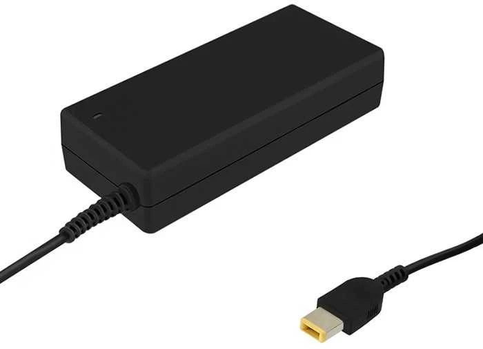 Qoltec 50054 maitinimo adapteris nešiojamam Lenovo  kompiuteriui 90 W | 20 V | 4,5 A | Slim tip+pin | su maitinimo laidu