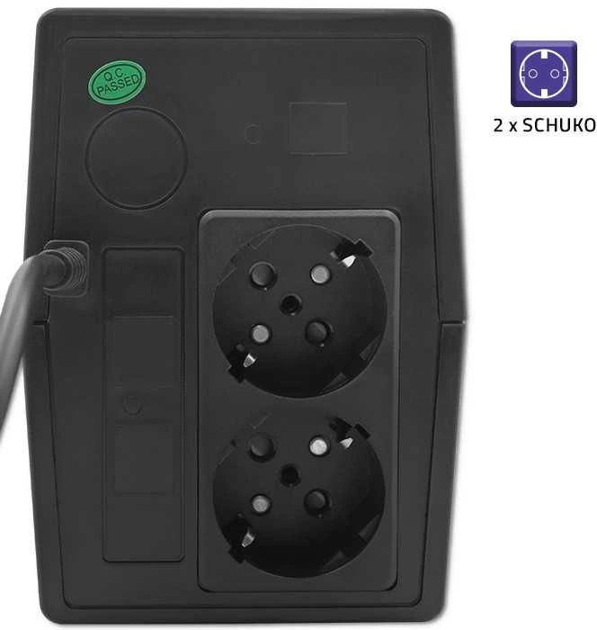 Qoltec maitinimo šaltinis awaryjny ups line interactive | monolith | 1000va | 600w