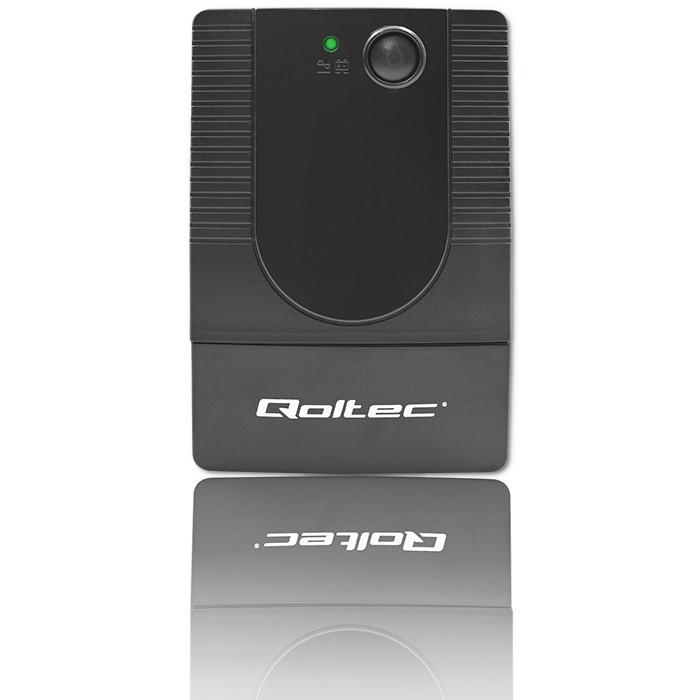 QOLTEC 53774 nepertraukiamo maitinimo linijos interaktyvus monolitas 1000VA 600W