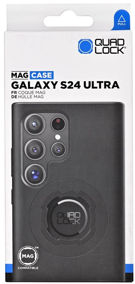 Quad Lock Galaxy S24 Ultra MAG mobiliojo telefono dėklas 17,3 cm (6,8 colio) Juodas dangtelis