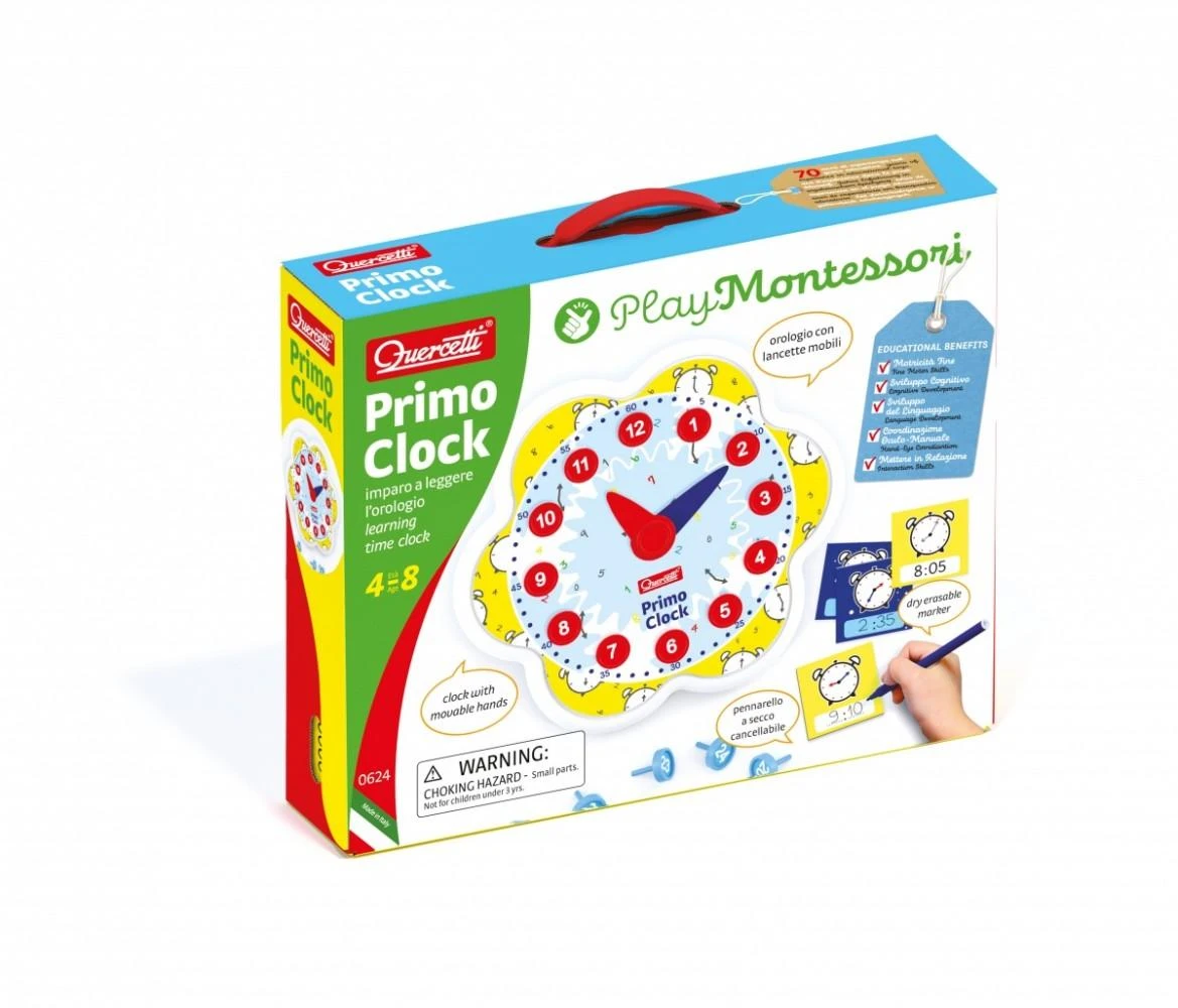 Quercetti Primo Clock - Edukacinis Žaislas
