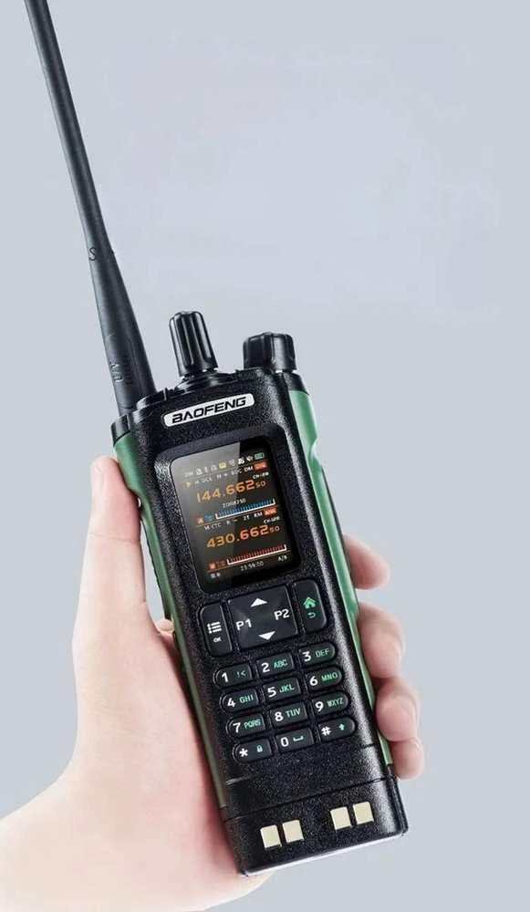 Baofeng DM-32E HTQ DMR GPS APRS radijo imtuvas + oro juosta