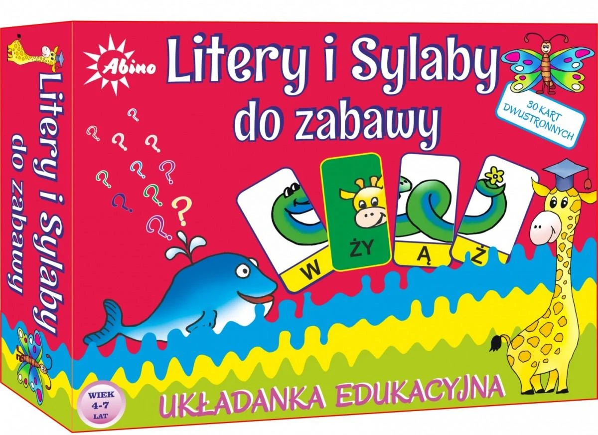 Abino Ukladanka Litery i Sylaby