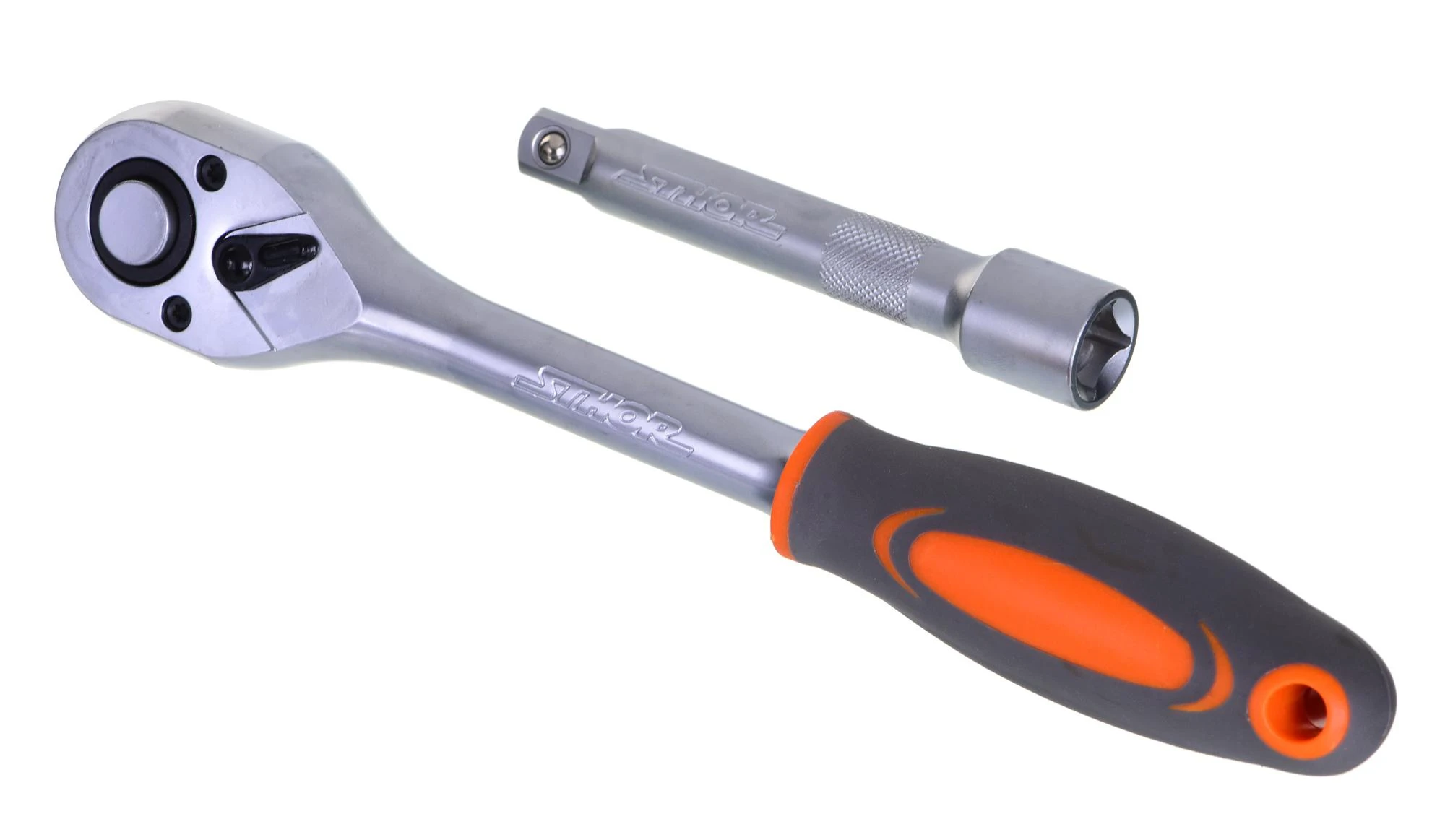 Galvučių rinkinys su rankena 12 vnt. Sthor | 1/2", 10-24mm