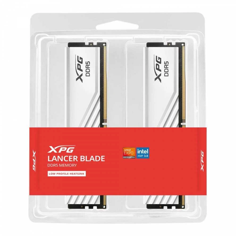 RAM ADATA Atmintis xpg lancer blade ddr5 6400 32gb (2x16) cl32 balta