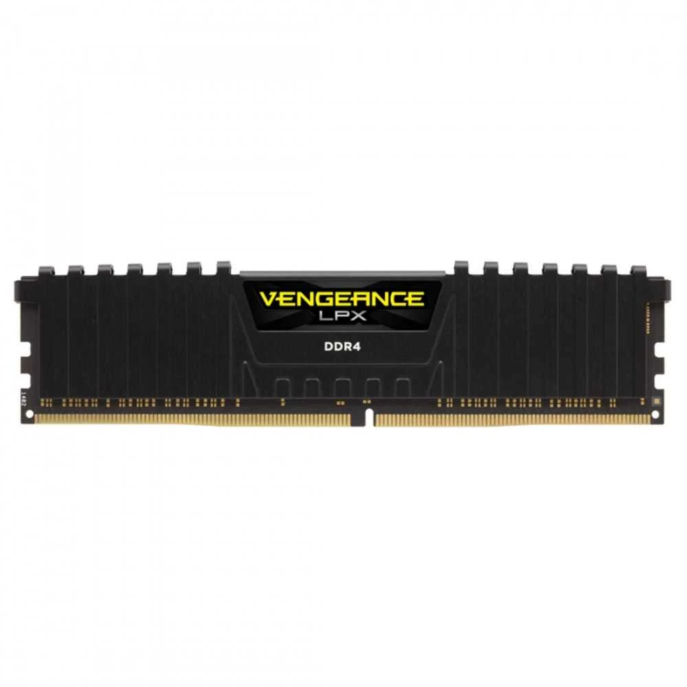 RAM CORSAIR 16GB DDR4 2666MHz 1x288 Dimm unbuffered 16-18-18-35 Vengeance LPX Juodas Heat Spreader 1,2V XMP2.0