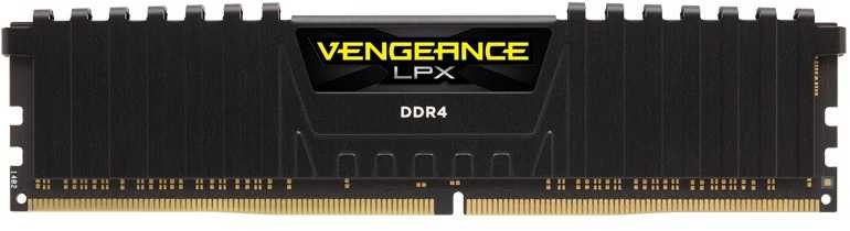 RAM Corsair Atmintis ddr4 vengeance lpx 8gb/2666 (1*8gb) juodas cl16