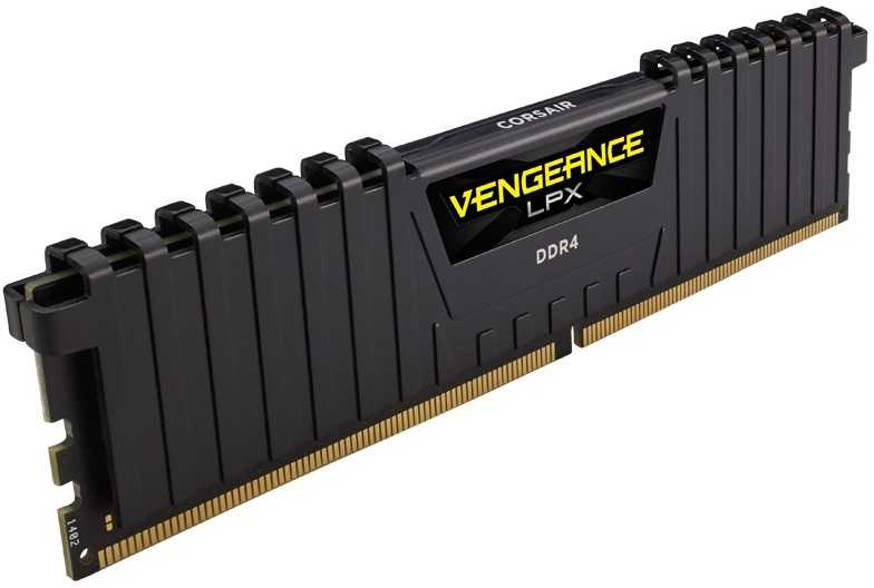 RAM Corsair Atmintis ddr4 vengeance lpx 8gb/2666 (1*8gb) juodas cl16