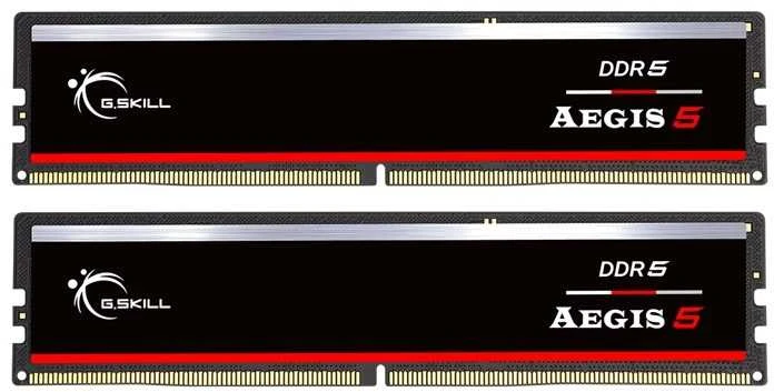 RAM G.skill aegis 5 ddr5 2x32gb 6000mhz cl36-36 xmp3 juodas f5-6000j3636f32gx2-is