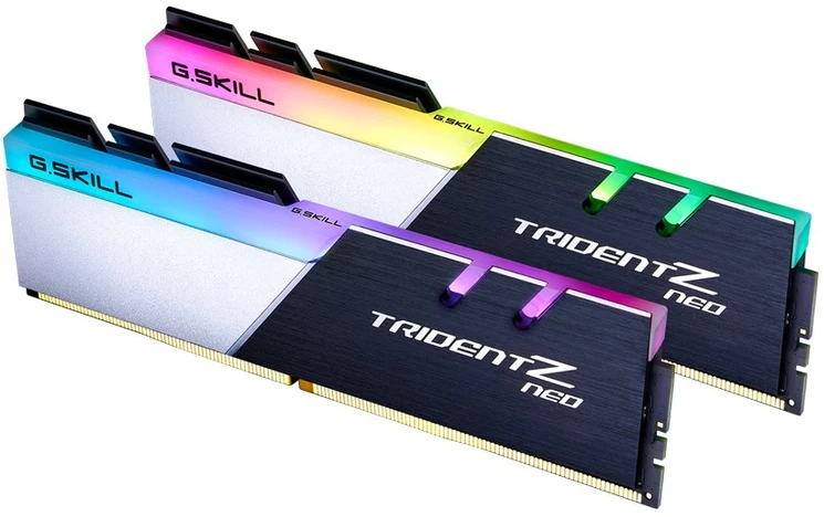RAM G.skill tridentz neo amd rgb f4-3600c16d-16gtznc atminties rinkinys (ddr4 dimm; 2 x 8gb; 3600 MHz; cl16)