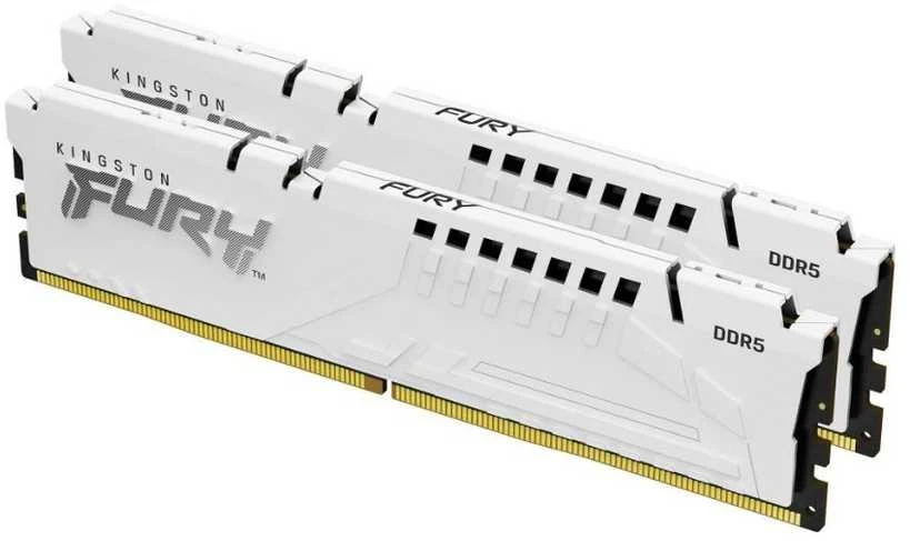 RAM Kingston KF552C40BWK2-32 32GB 5200MT/s DDR5 CL40 DIMM (Kit of 2) FURY Beast Baltas XMP | Kingstonas