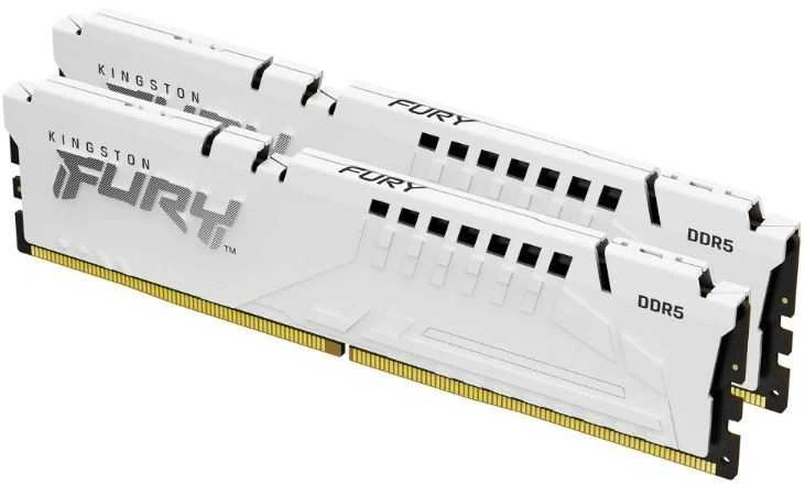 RAM Kingston KF560C30BWEK2-32 32GB 6000MT/s DDR5 CL30 DIMM (Kit of 2) FURY Beast Baltas EXPO | Kingstonas