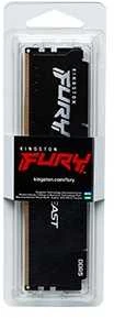 RAM „Kingston Fury Beast“ Juodas 64GB [1x64GB 5600MHz DDR5 CL40 DIMM]