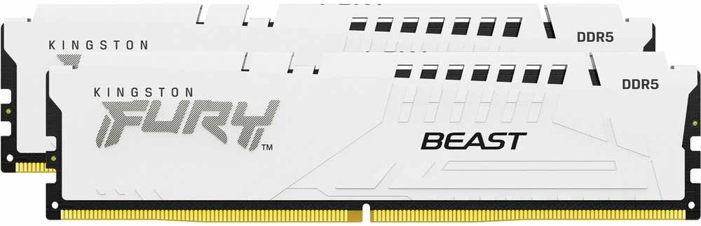 Kingston FURY DDR5 RAM atminties modulis, baltas