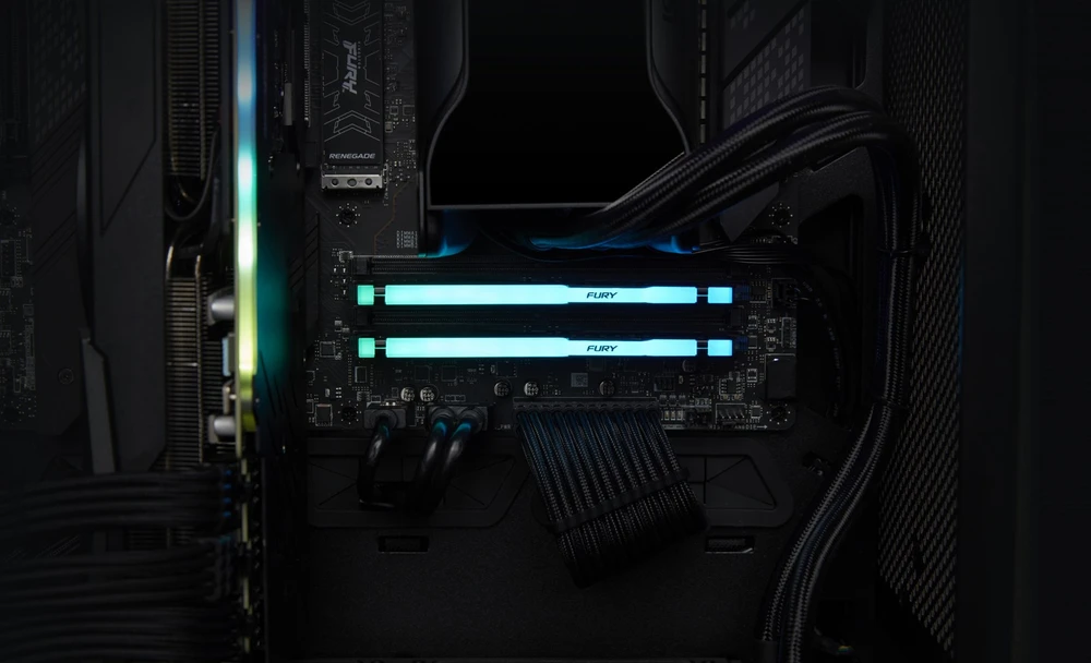 RAM Kingston Technology Fury Beast RGB atminties modulis 16 GB 1 x 16 GB DDR5 2800 MHz