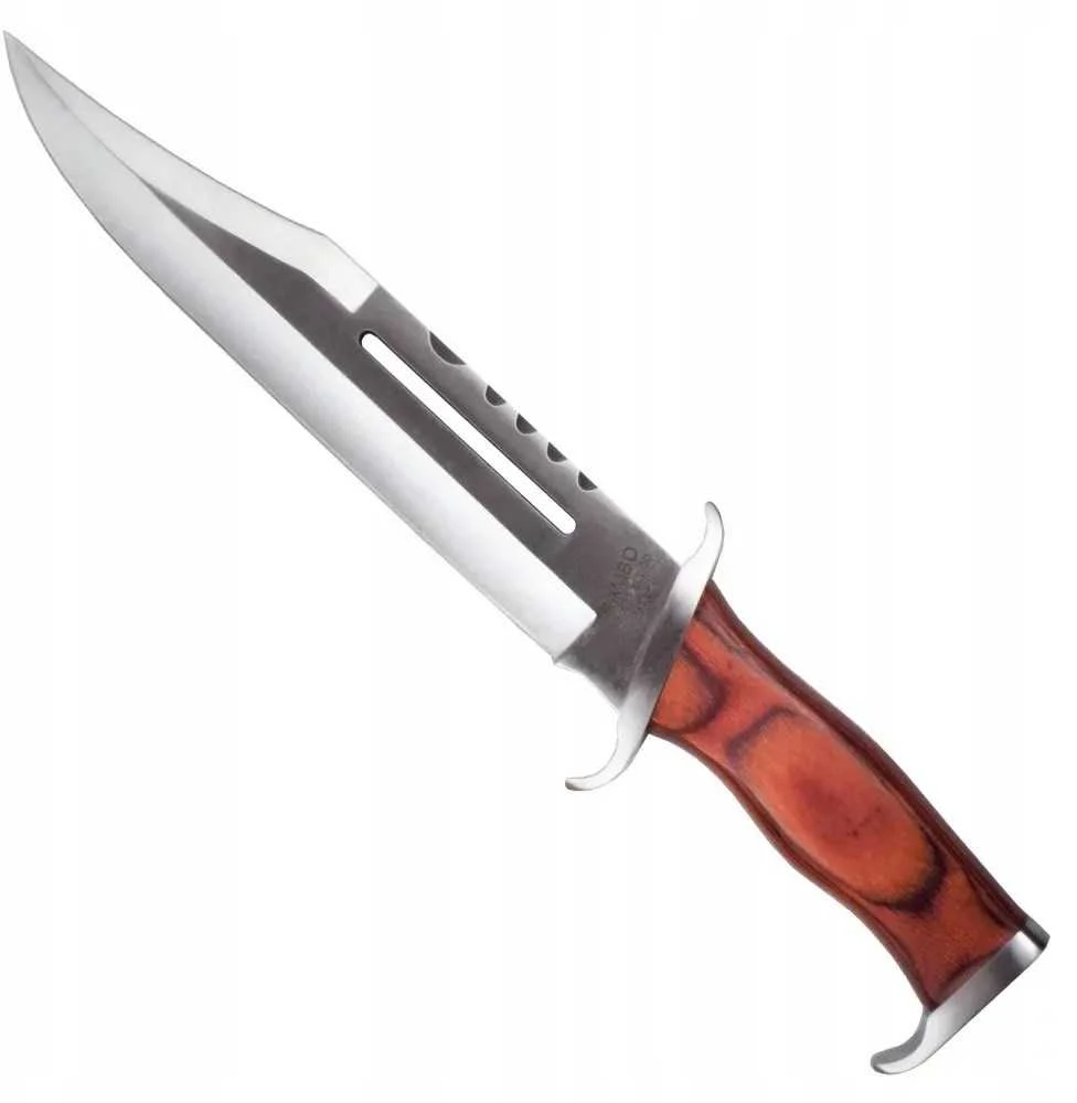 „Cinema Classic CC-H3 Rambo III“ peilis su odiniu dėklu, 425 mm