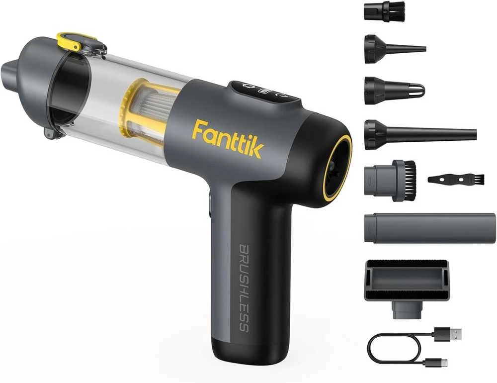 Dulkių siurblys Fanttik Slim V9 Mix cordless portable car vacuum cleaner