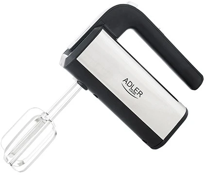 Plakiklis Adler | Hand mixer | AD 4225 | Hand Mixer | 300 W | Greičių skaičius 5 | Turbo mode | Nerūdijantis plienas