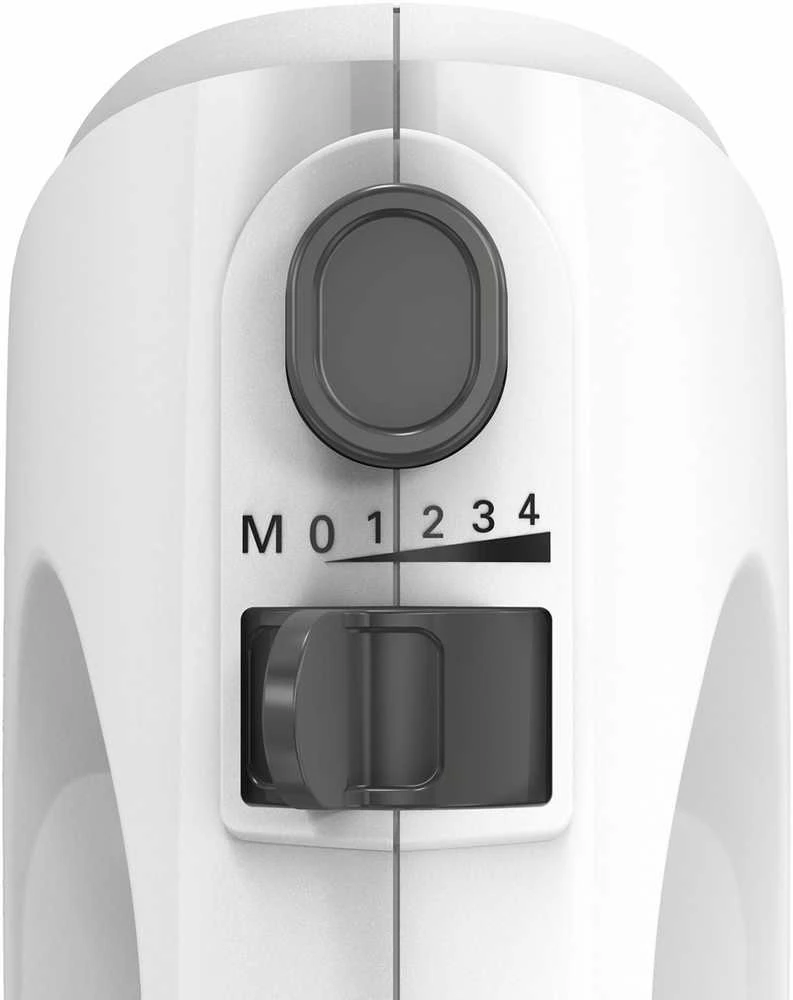 Plakiklis Bosch MFQ24200 Rankinis maišytuvas, CleverMixx, 400 W, Baltas, šiaušto nerūdijančio plieno