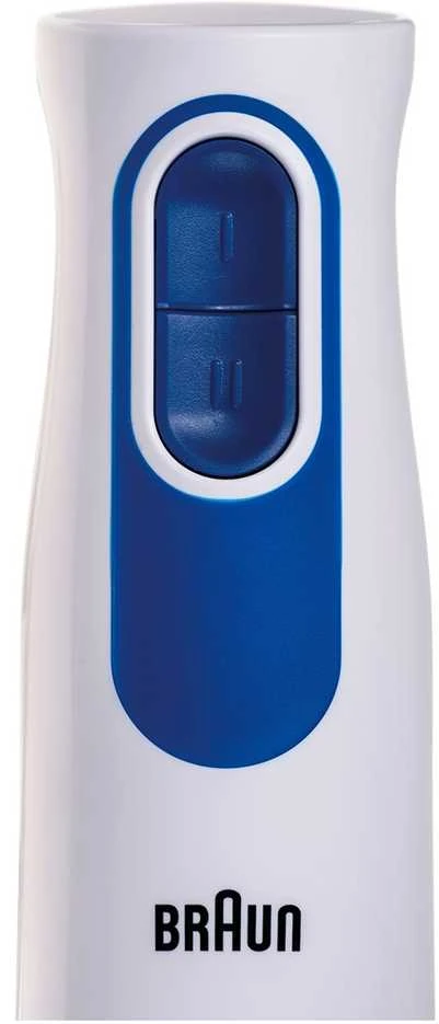 BRAUN MultiQuick 2 Rankinis maišytuvas MQ20236MWH, 600W, Nerūdijantis plienas blades, Baltas/mėlynas