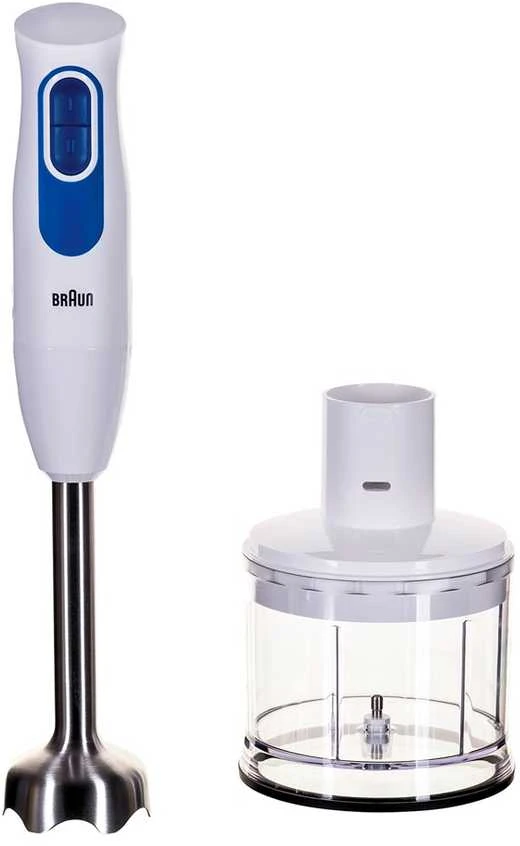 BRAUN MultiQuick 2 Rankinis maišytuvas MQ20236MWH, 600W, Nerūdijantis plienas blades, Baltas/mėlynas