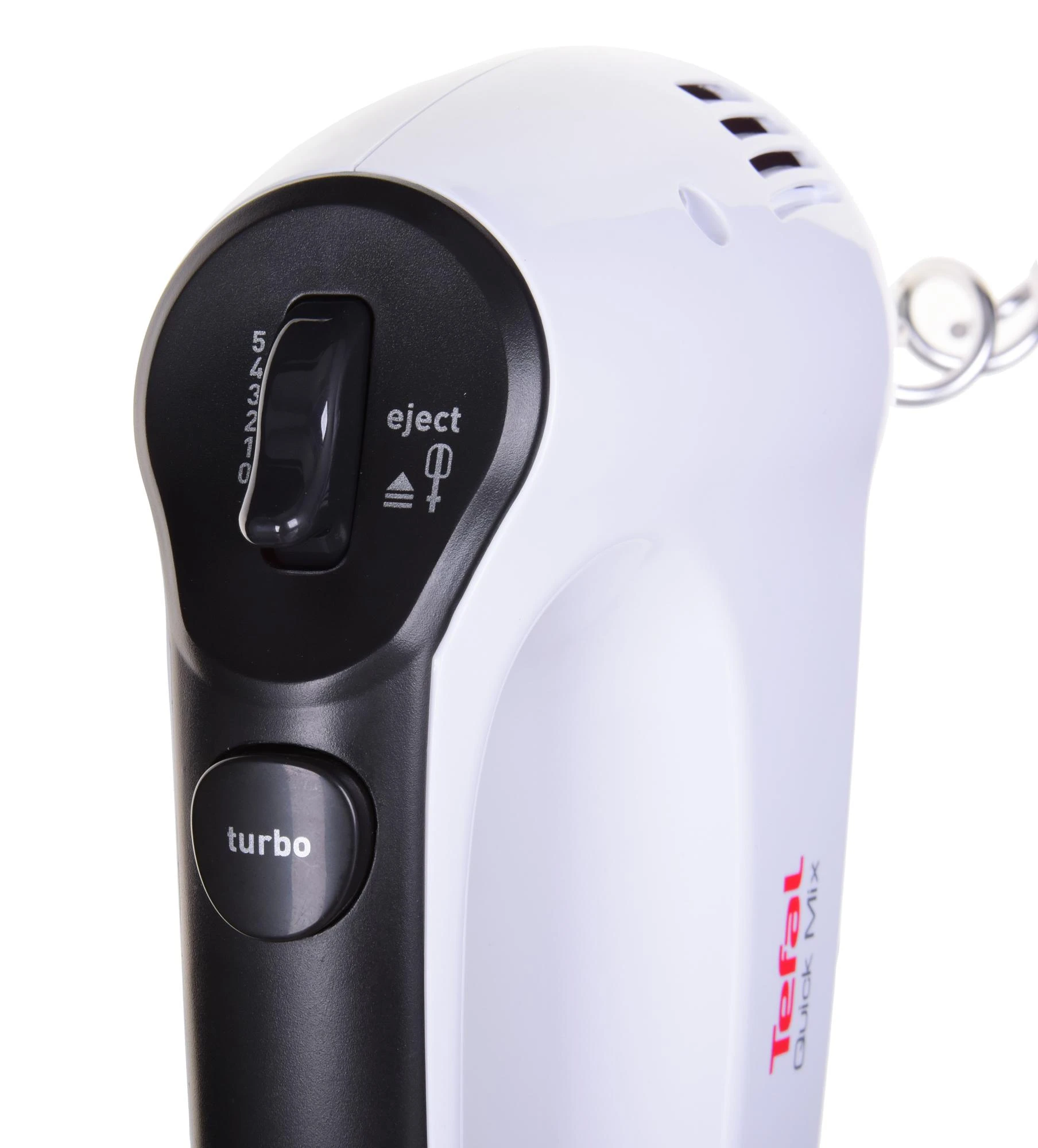 Virtuvinis kombainas TEFAL HT312138 Quickmix | Hand Mixer | 300 W | Greičių skaičius 5 | Turbo mode | Baltas/Nerūdijantis plienas