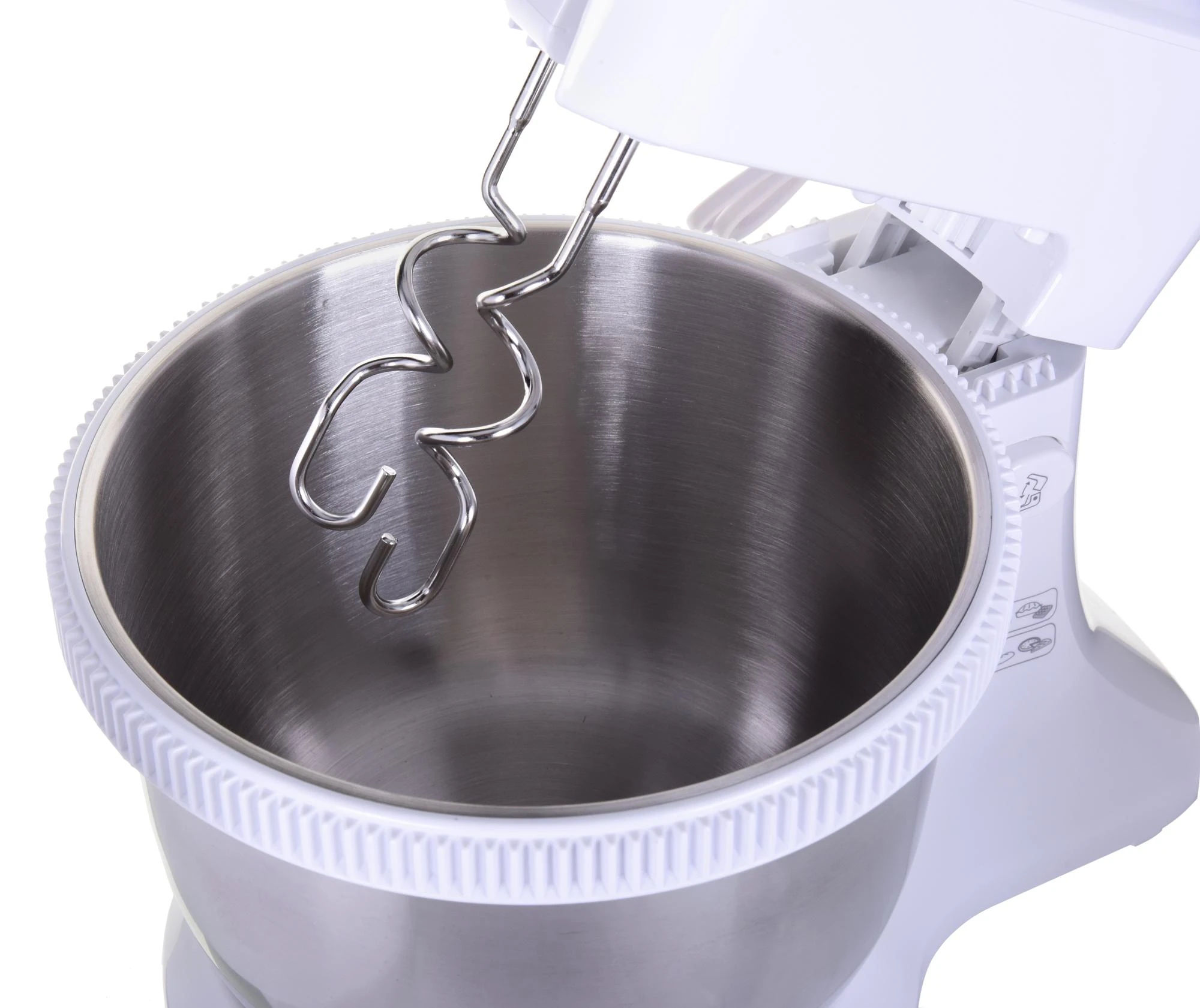 Virtuvinis kombainas TEFAL HT312138 Quickmix | Hand Mixer | 300 W | Greičių skaičius 5 | Turbo mode | Baltas/Nerūdijantis plienas