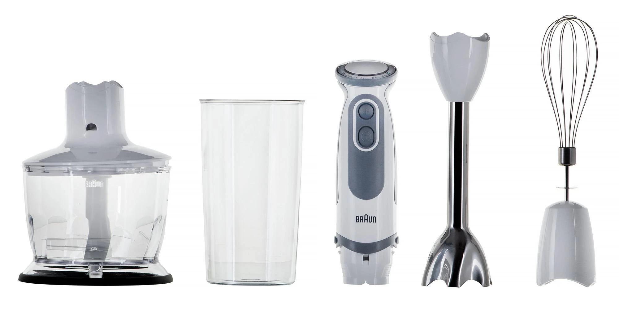 BRAUN Rankinis maišytuvas MQ 5235 WH MultiQuick 5 Vario, 1000W, Nerūdijantis plienas blades, 21 variable speeds, Baltas