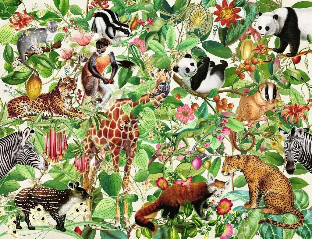 RAVENSBURGER dėlionė džiunglės, 2000d., 16824