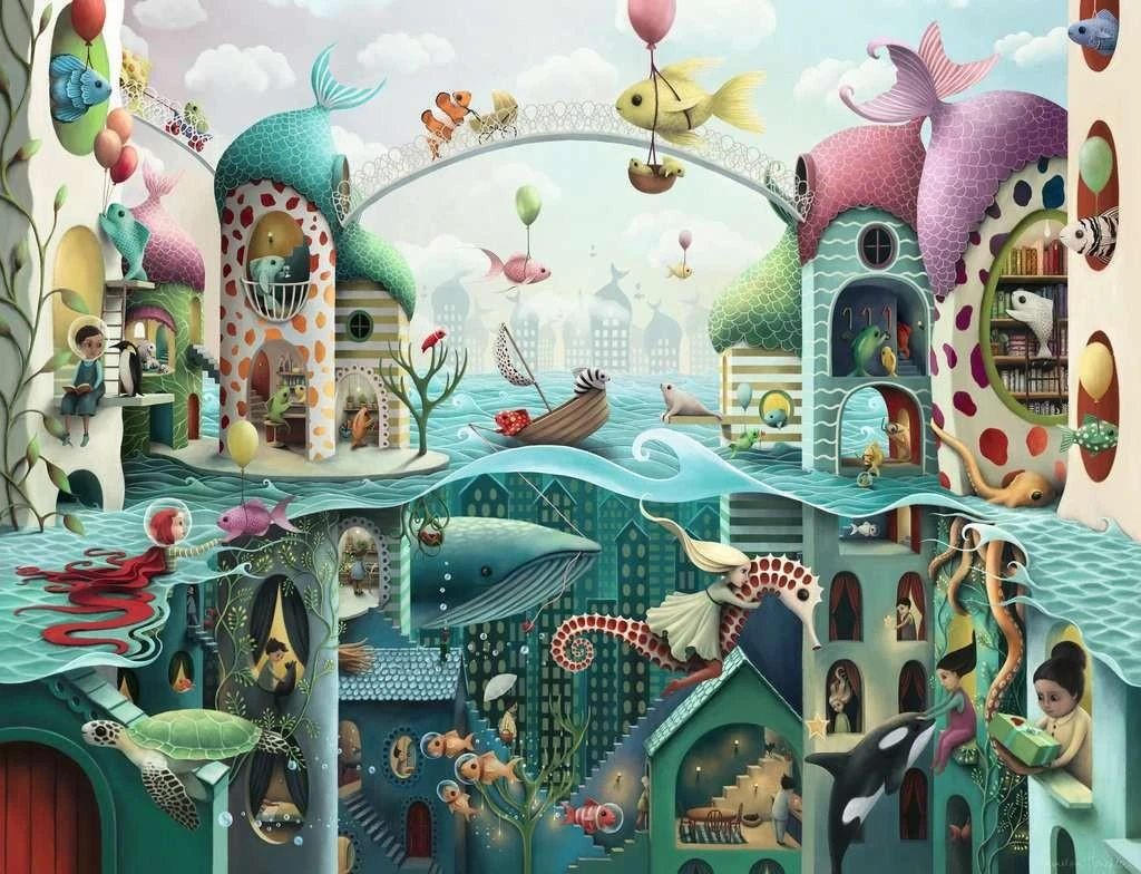 Ravensburger Dėlionė 2000 vnt. - Jei žuvys galėtų kalbėti