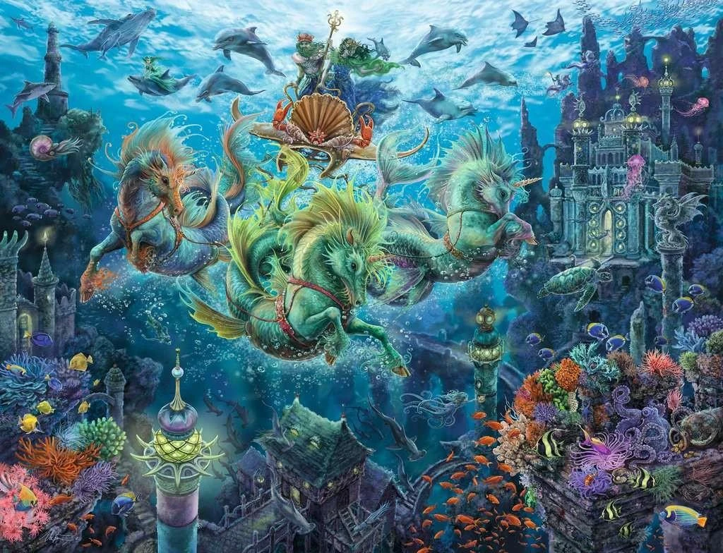 Ravensburger Dėlionė 2000 vnt. - Po vandeniu