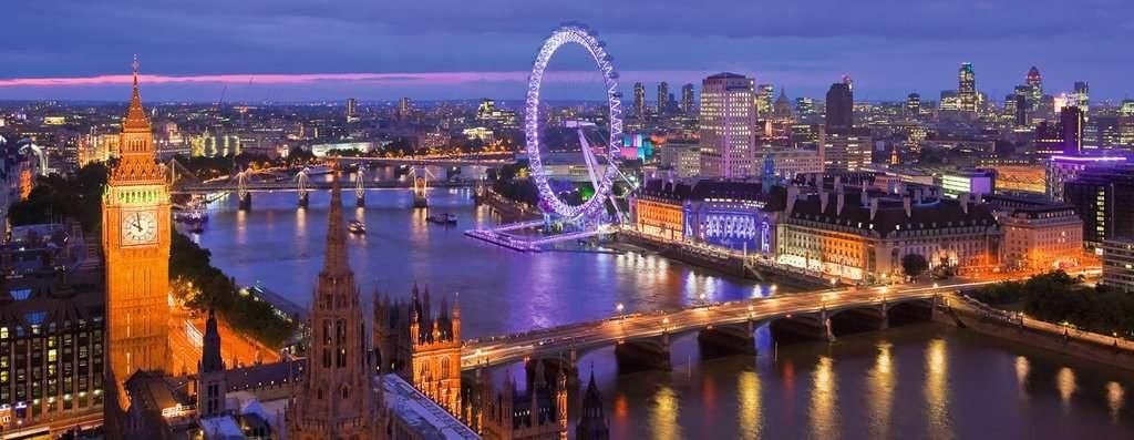 Ravensburger "Panorama" Dėlionė 1000 vnt. - Naktinis Londonas
