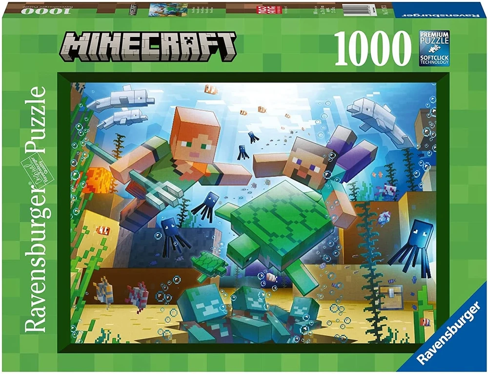 Ravensburger Dėlionė 1000 vnt. - Minecraft