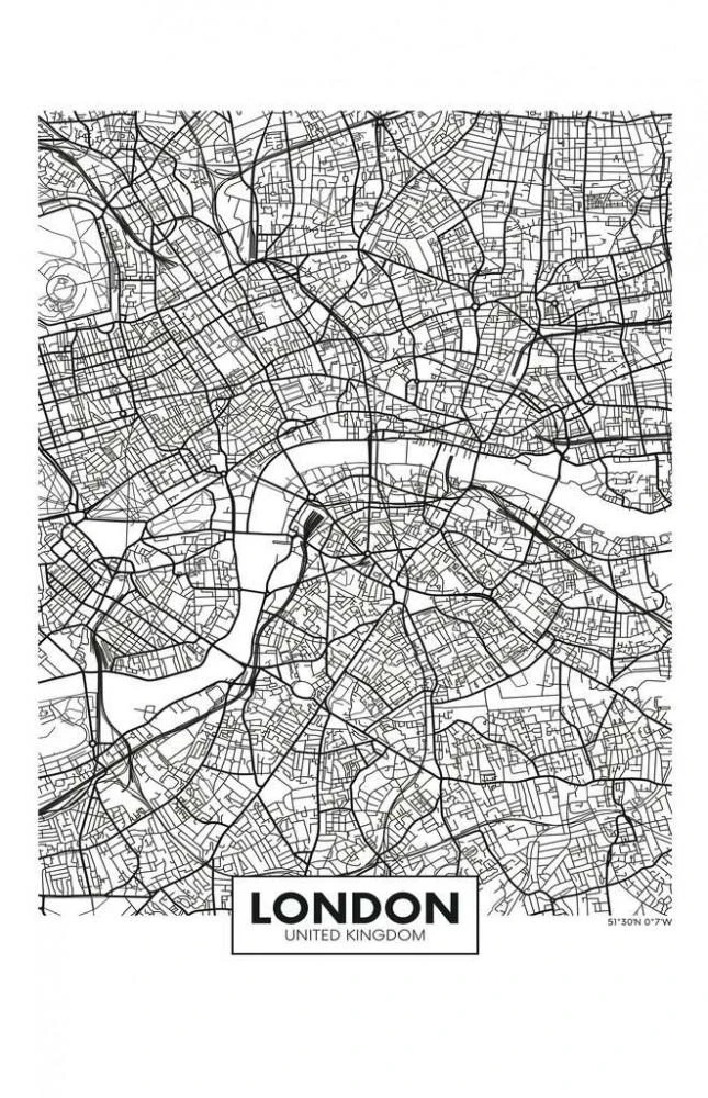 Ravensburger Dėlionė 200 vnt. - Londono žemėlapis
