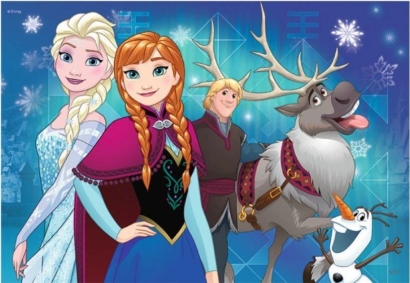Ravensburger Dėlionė 2x24 vnt. - Frozen: Šiaurės pašvaistė