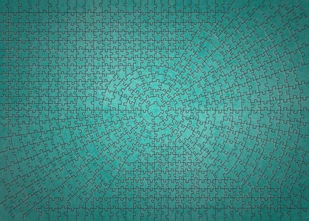 Ravensburger Dėlionė 736 vnt. - "Krypt" Mėtų spalvos