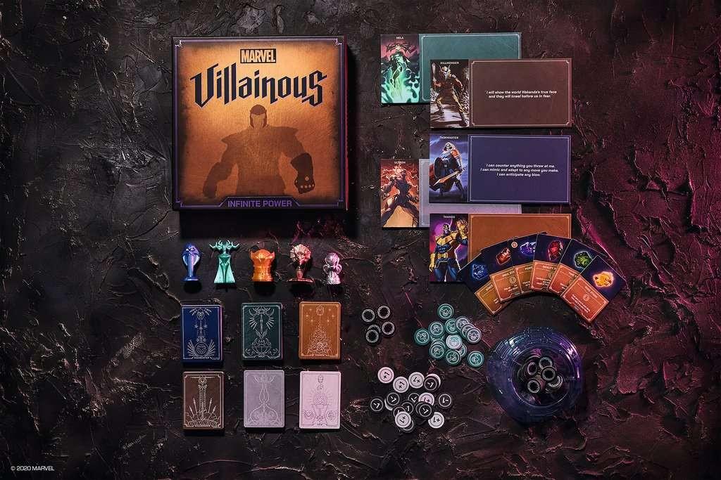 Stalo žaidimas Ravensburger Marvel Vilnainous, PL